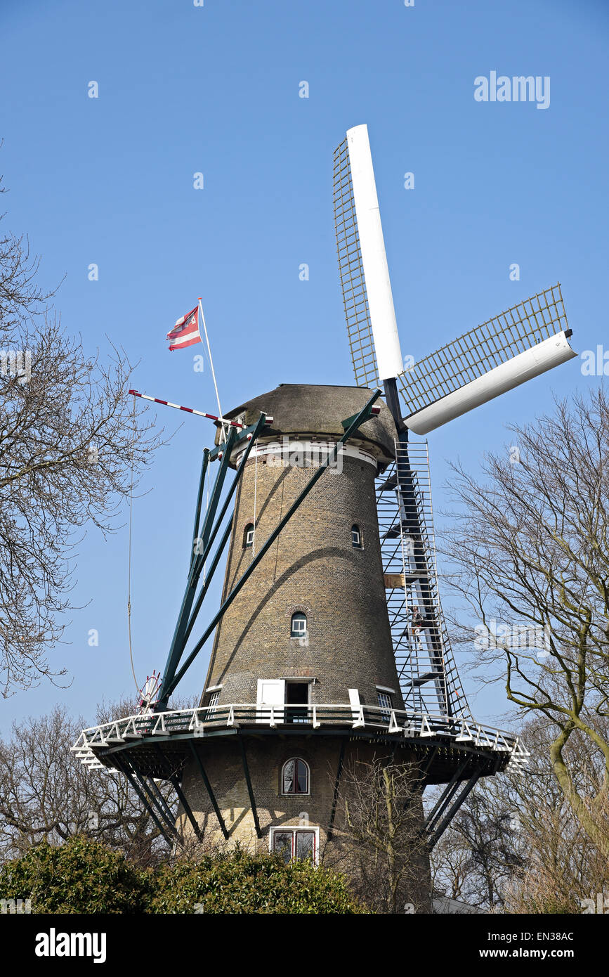Moulin, Alkmaar, Hollande du Nord, Pays-Bas Banque D'Images