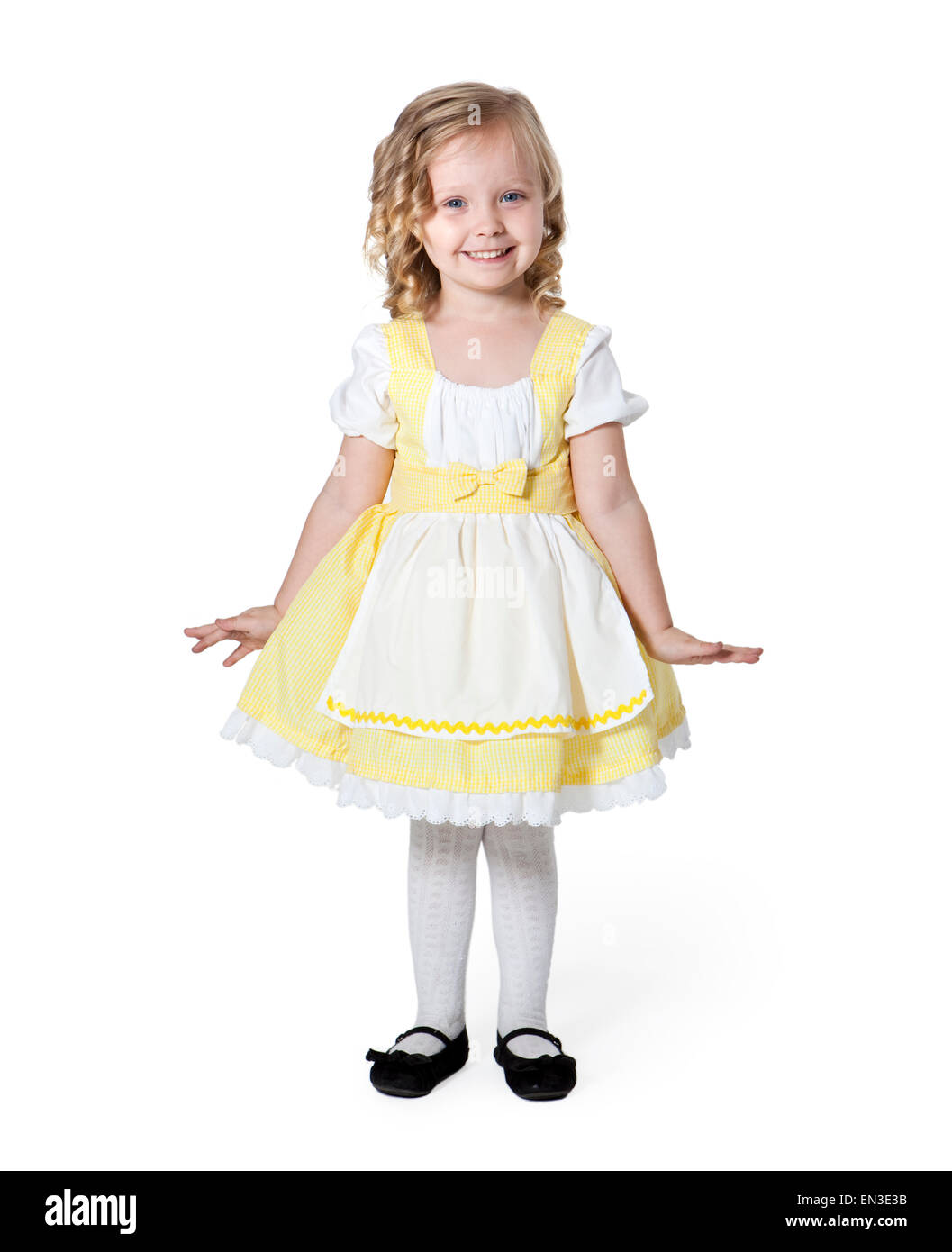 Portrait of Girl (2-3) en boucle pour l'Halloween Costume Banque D'Images