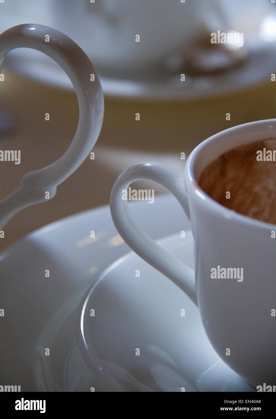 L'Italie, Venise, Close-up of Coffee cup Banque D'Images L'Italie, Venise, Close-up of Coffee cup Banque D'Images