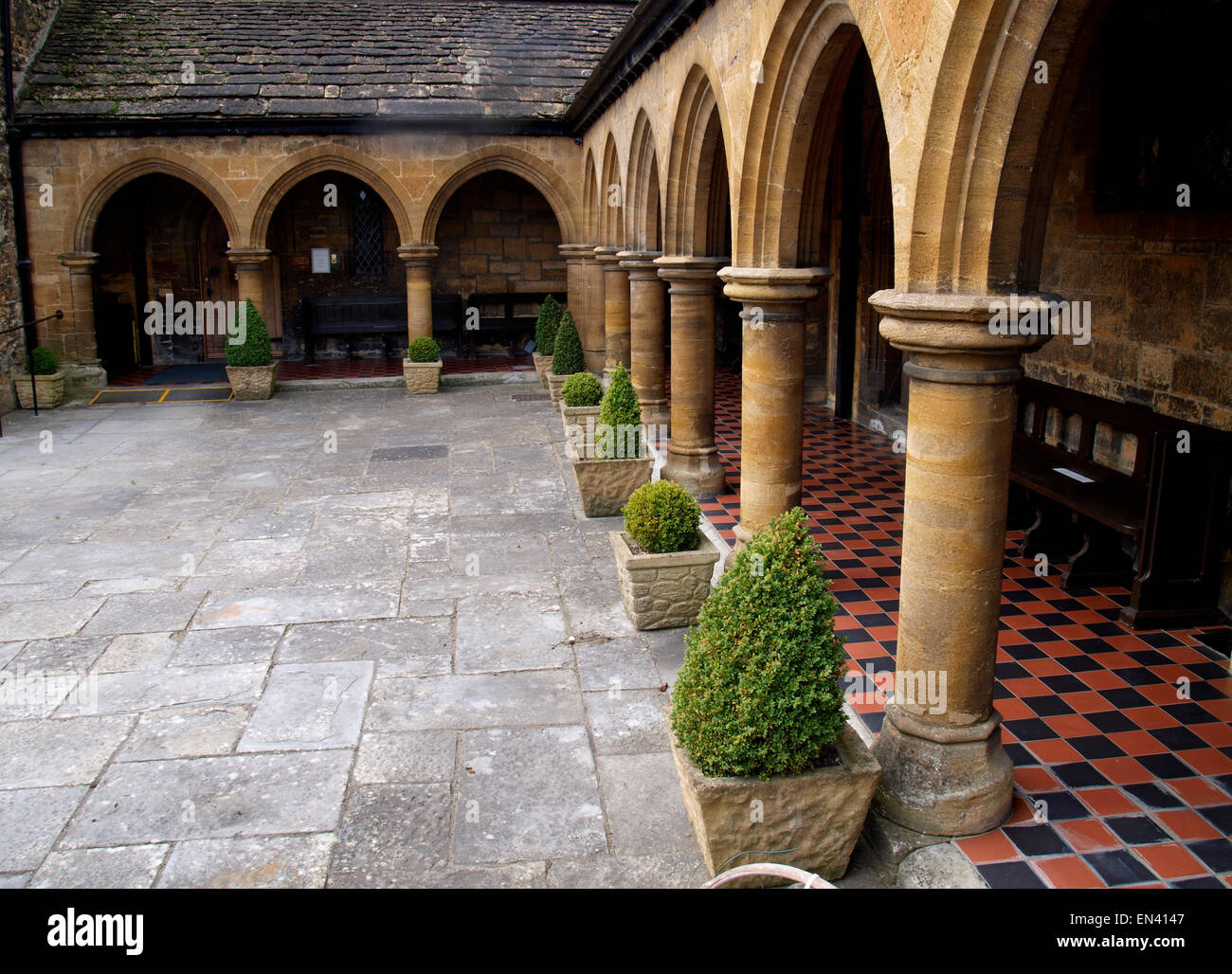 L 'Hospice, Sherborne, Dorset, UK Banque D'Images