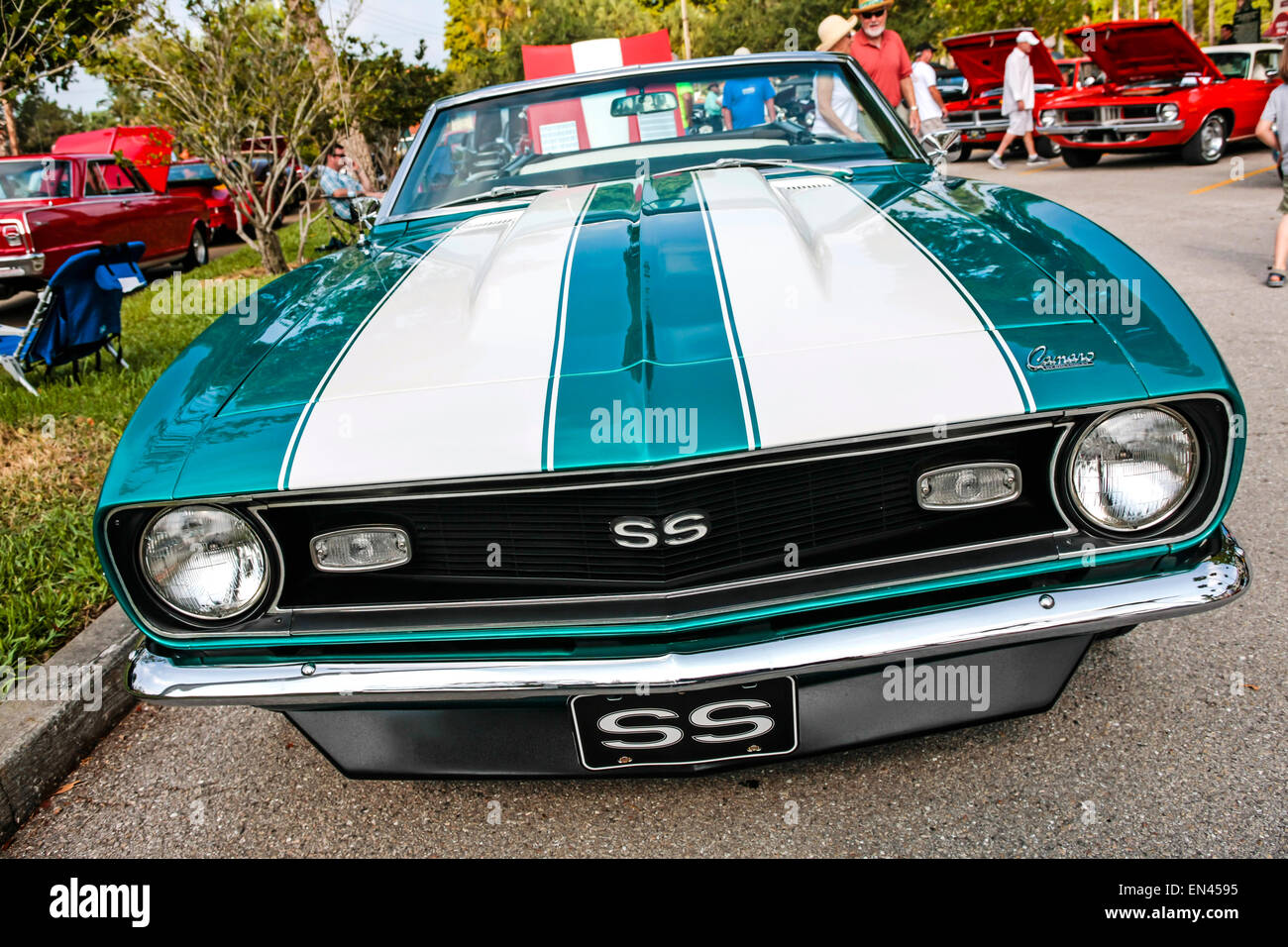 1973 Chevy Camaro SS cabriolet Voiture de Muscle Banque D'Images