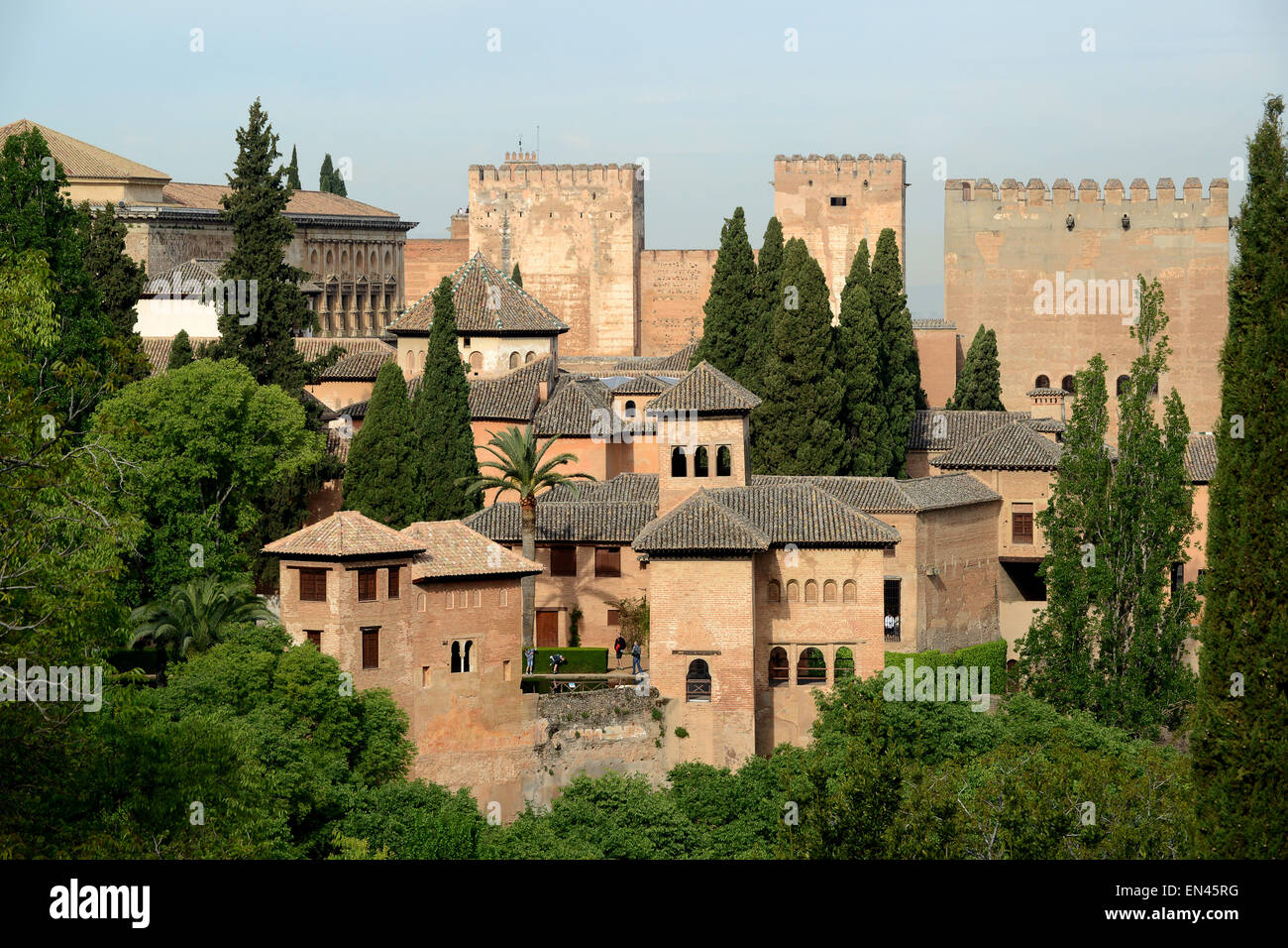 Palais de l'Alhambra à Grenade andalousie espagne Europe Banque D'Images