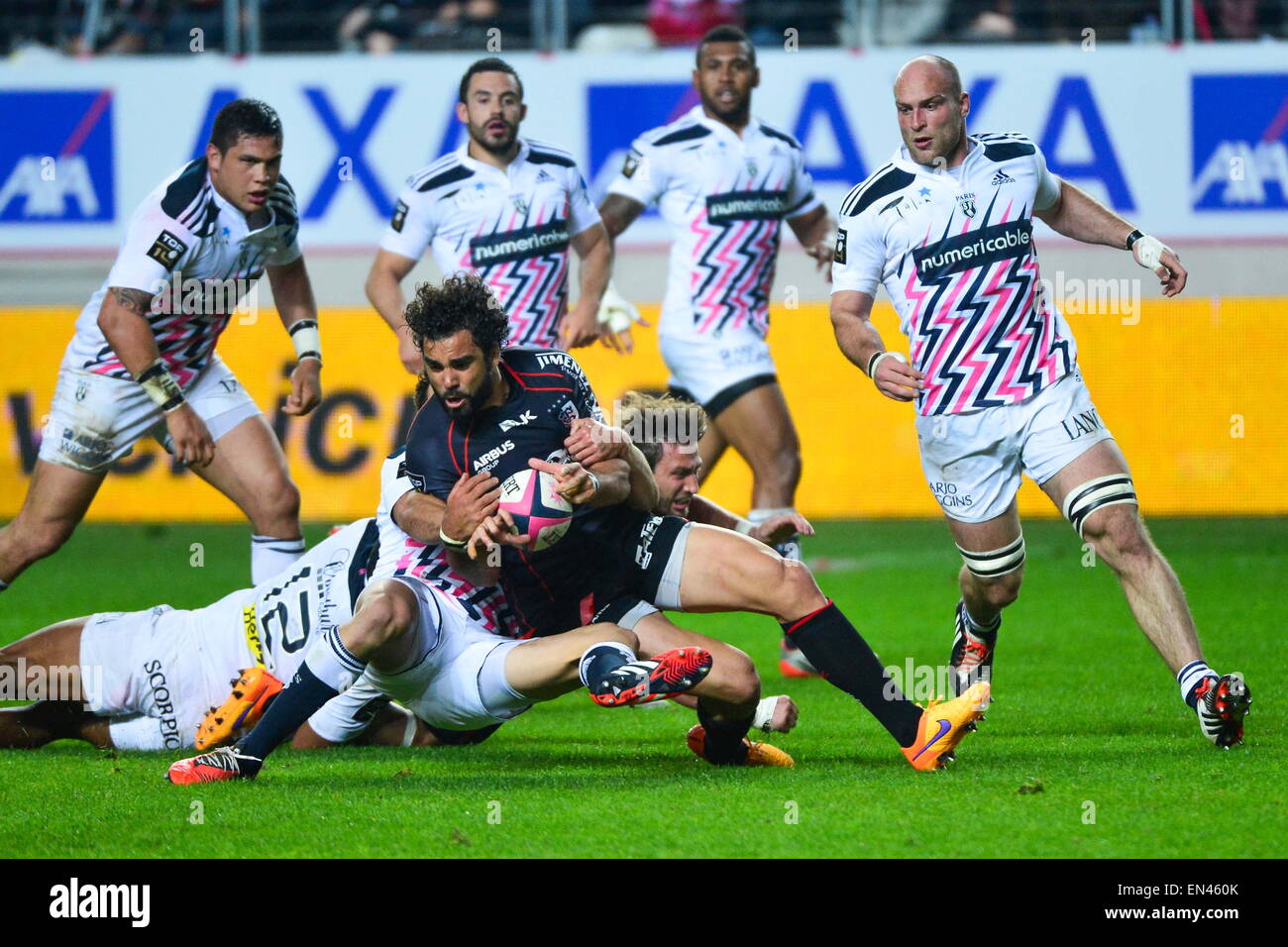 Yoann HUGET - 24.04.2015 - Stade Francais / Stade Toulousain - 23eme journée de Top 14.Photo : Dave Winter/Icon Sport Banque D'Images