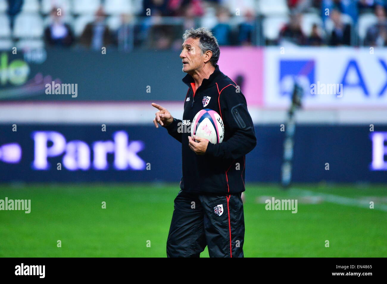 Guy Novès - 24.04.2015 - Stade Francais / Stade Toulousain - 23eme journée de Top 14.Photo : Dave Winter/Icon Sport Banque D'Images