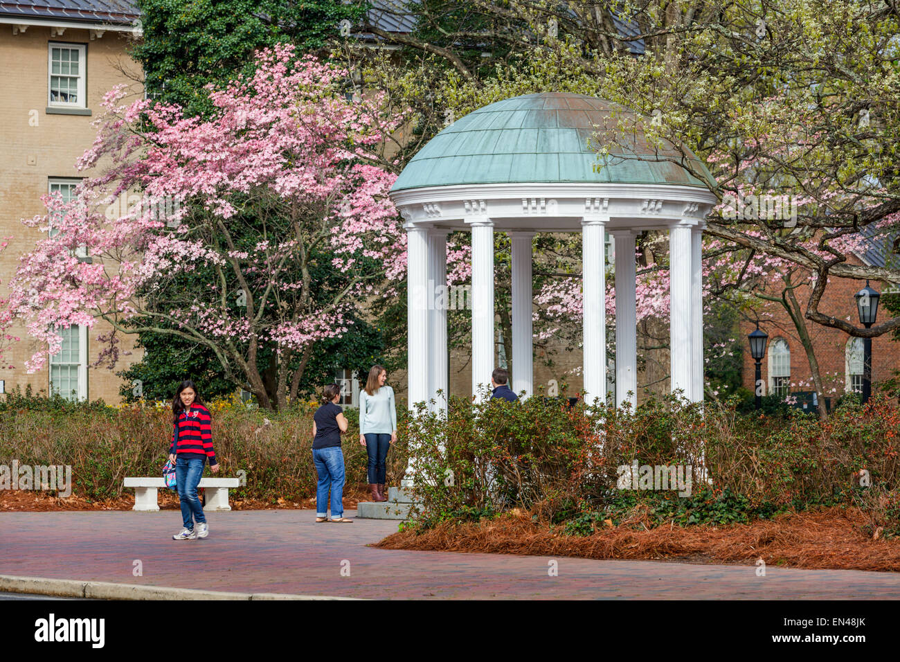 University of North Carolina aka UNC, Chapel Hill, Caroline du Nord. Banque D'Images