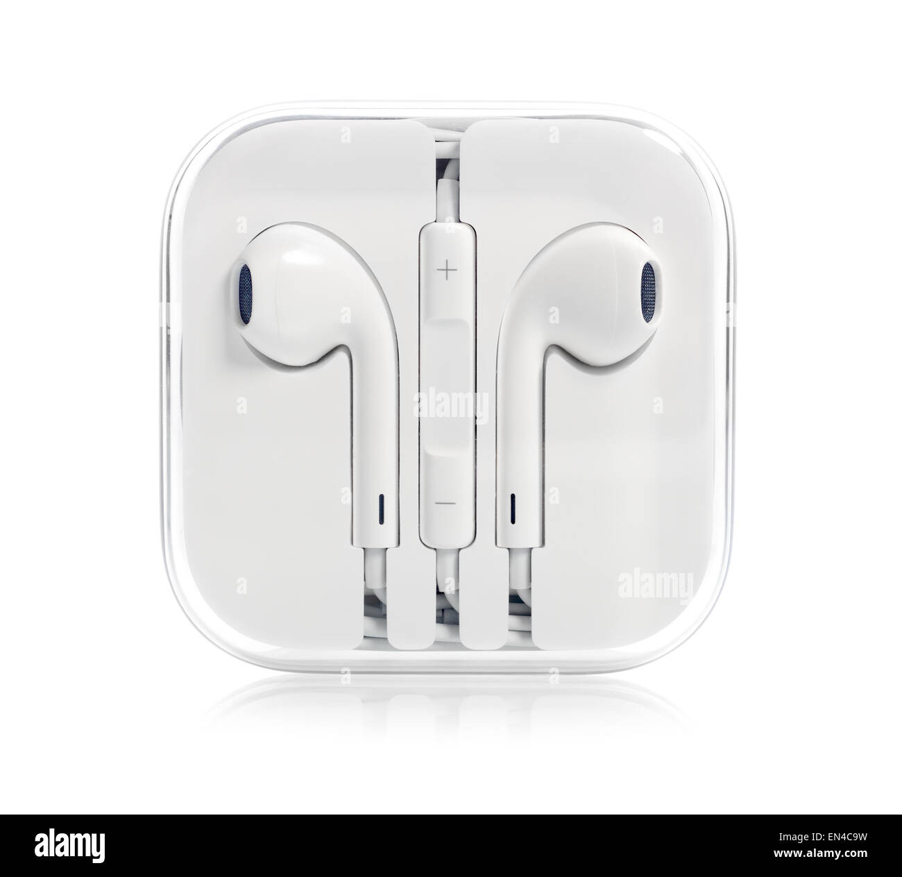 Casque blanc sur fond blanc, isolé Banque D'Images