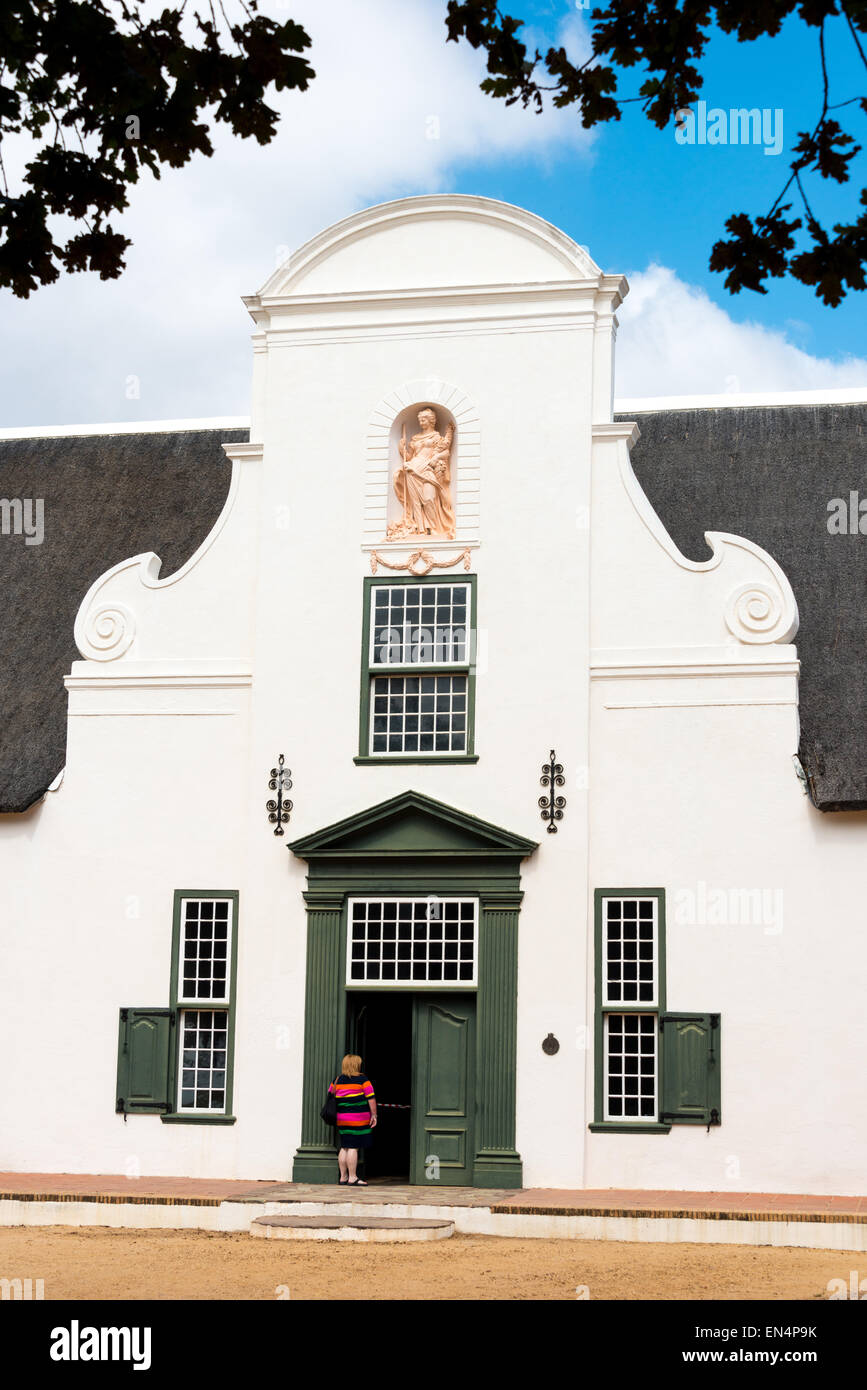 L'Homestead entrée à Groot Constantia Wine Estate, Constantia, Cape Town, Western Cape Province, République d'Afrique du Sud Banque D'Images