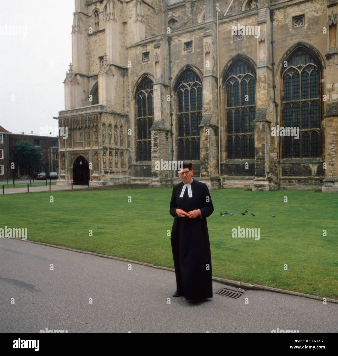Eine Reise nach Canterbury, Angleterre 1980er Jahre. Un voyage à Canterbury, Angleterre des années 80. Banque D'Images