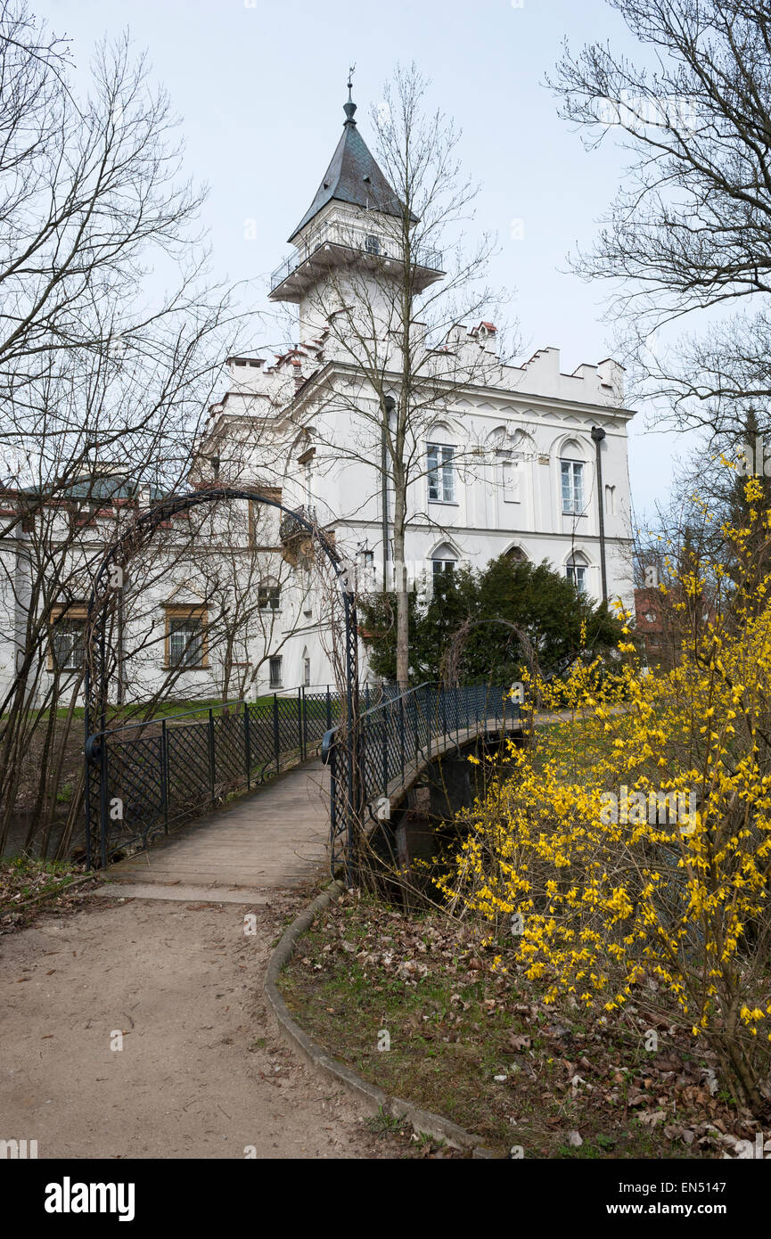 Château Radziejowice, Voïvodie de Mazovie, Pologne Banque D'Images