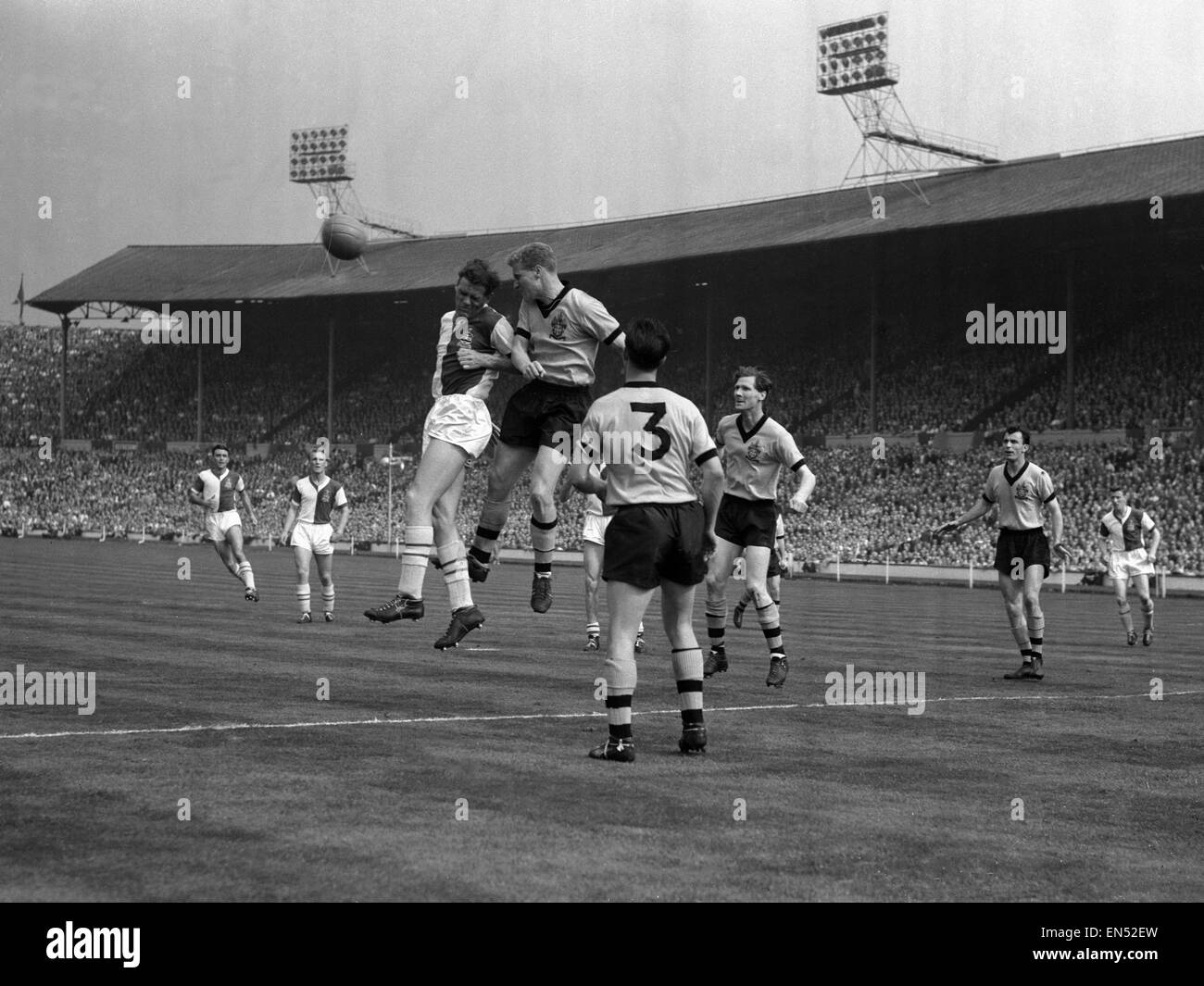 Finale de la FA Cup 1960 à Wembley. Wolverhampton Wanderers 3 c. Blackburn Rovers 0. Samedi 7 Mai. Banque D'Images