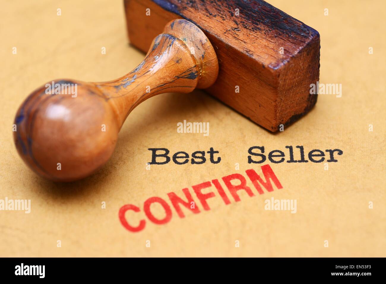 Best seller - Confirmer Banque D'Images
