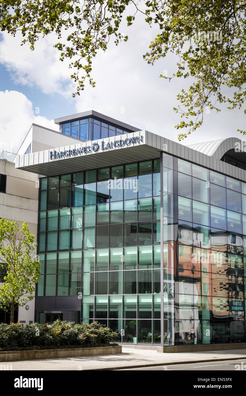 Une vue générale de l'Hargreaves Lansdown Road à l'ancrage du siège (A4). Banque D'Images Une vue générale de l'Hargreaves Lansdown Road à l'ancrage du siège (A4). Banque D'Images