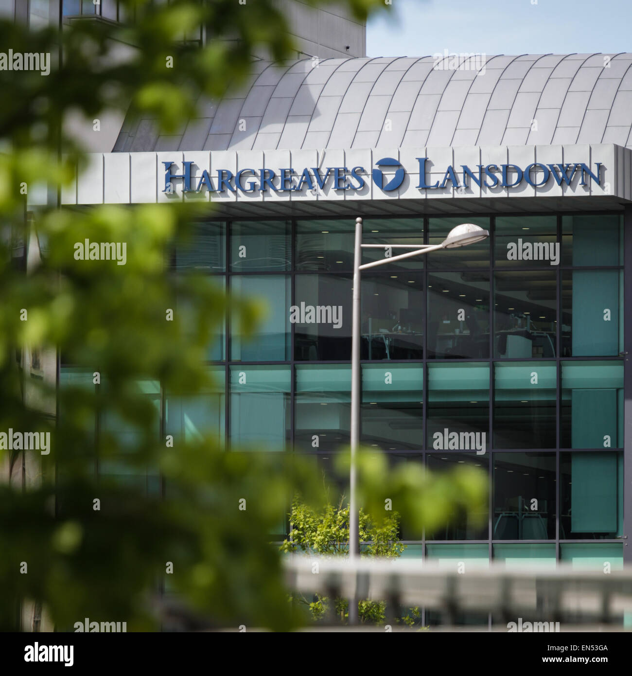 Une vue générale de l'Hargreaves Lansdown Road à l'ancrage du siège (A4). Banque D'Images Une vue générale de l'Hargreaves Lansdown Road à l'ancrage du siège (A4). Banque D'Images