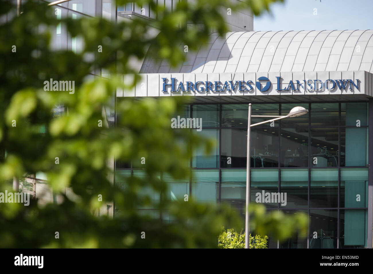 Une vue générale de l'Hargreaves Lansdown Road à l'ancrage du siège (A4). Banque D'Images Une vue générale de l'Hargreaves Lansdown Road à l'ancrage du siège (A4). Banque D'Images