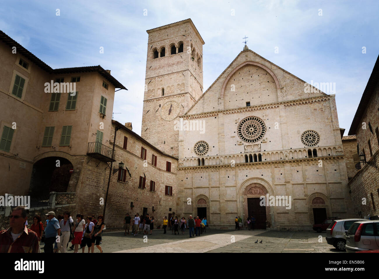 Duomo di San Rufino, Assise Banque D'Images