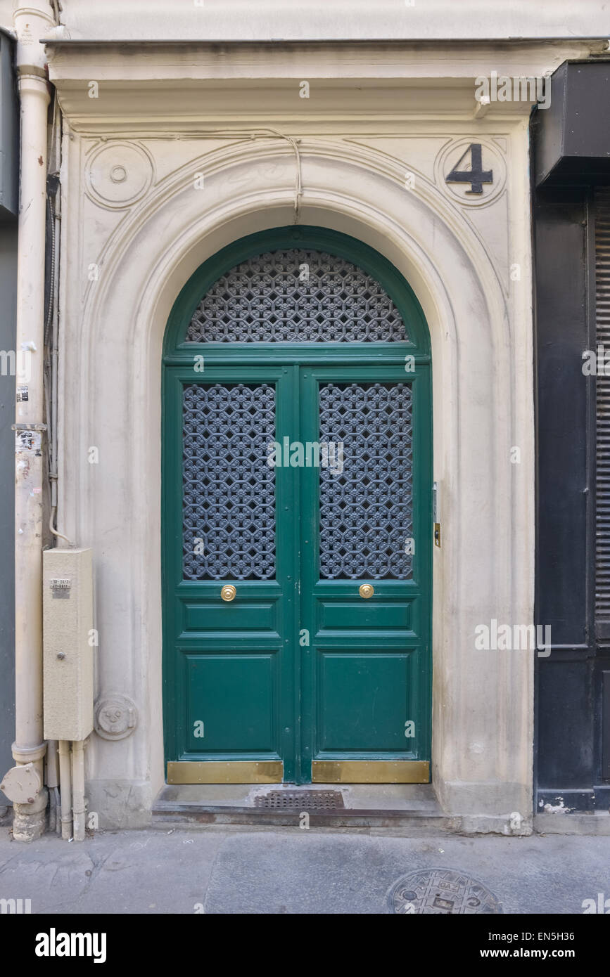 Le Marais pièces d'architecture, Paris, France. Banque D'Images