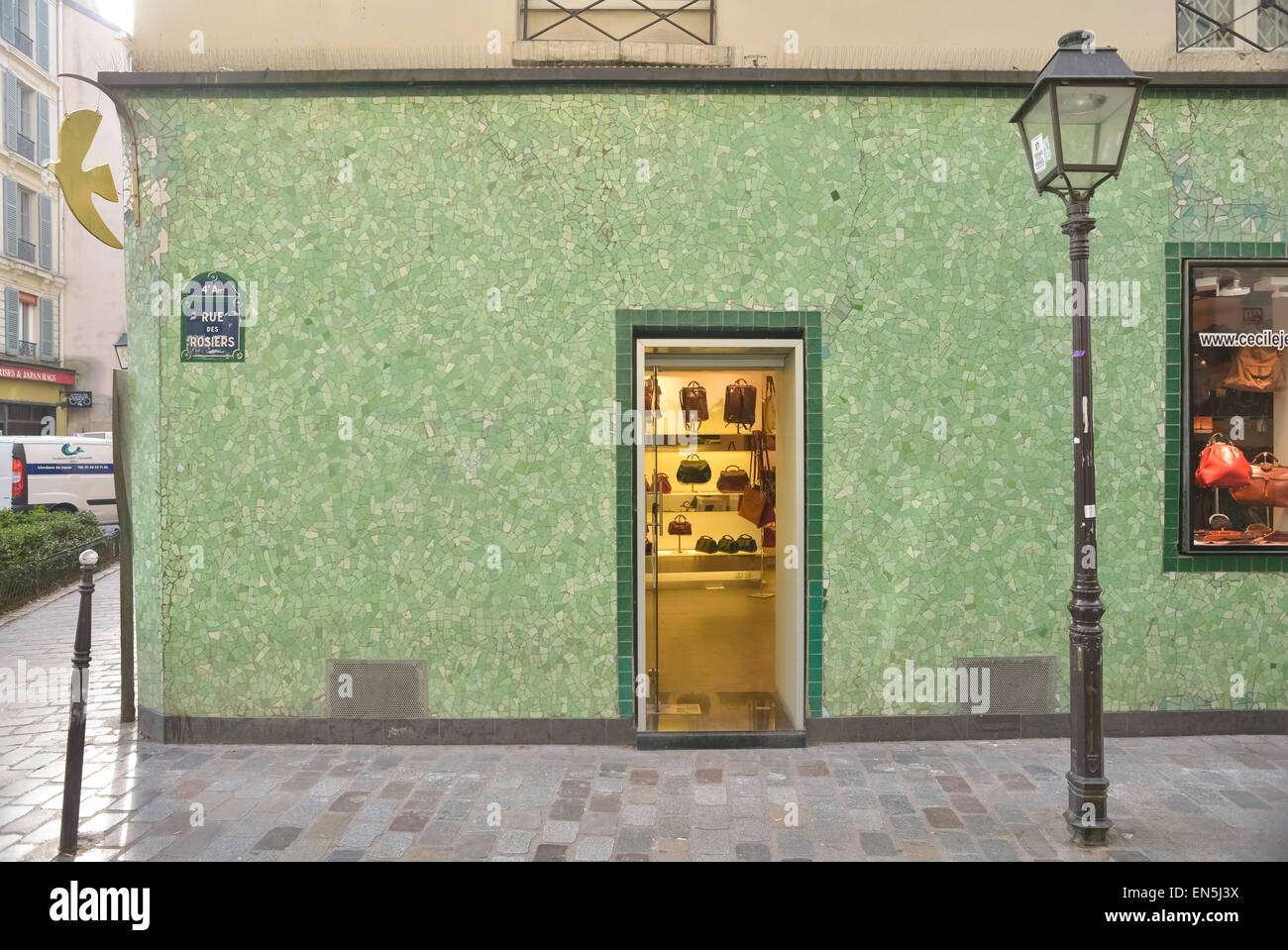 Le Marais pièces d'architecture, Paris, France. Banque D'Images