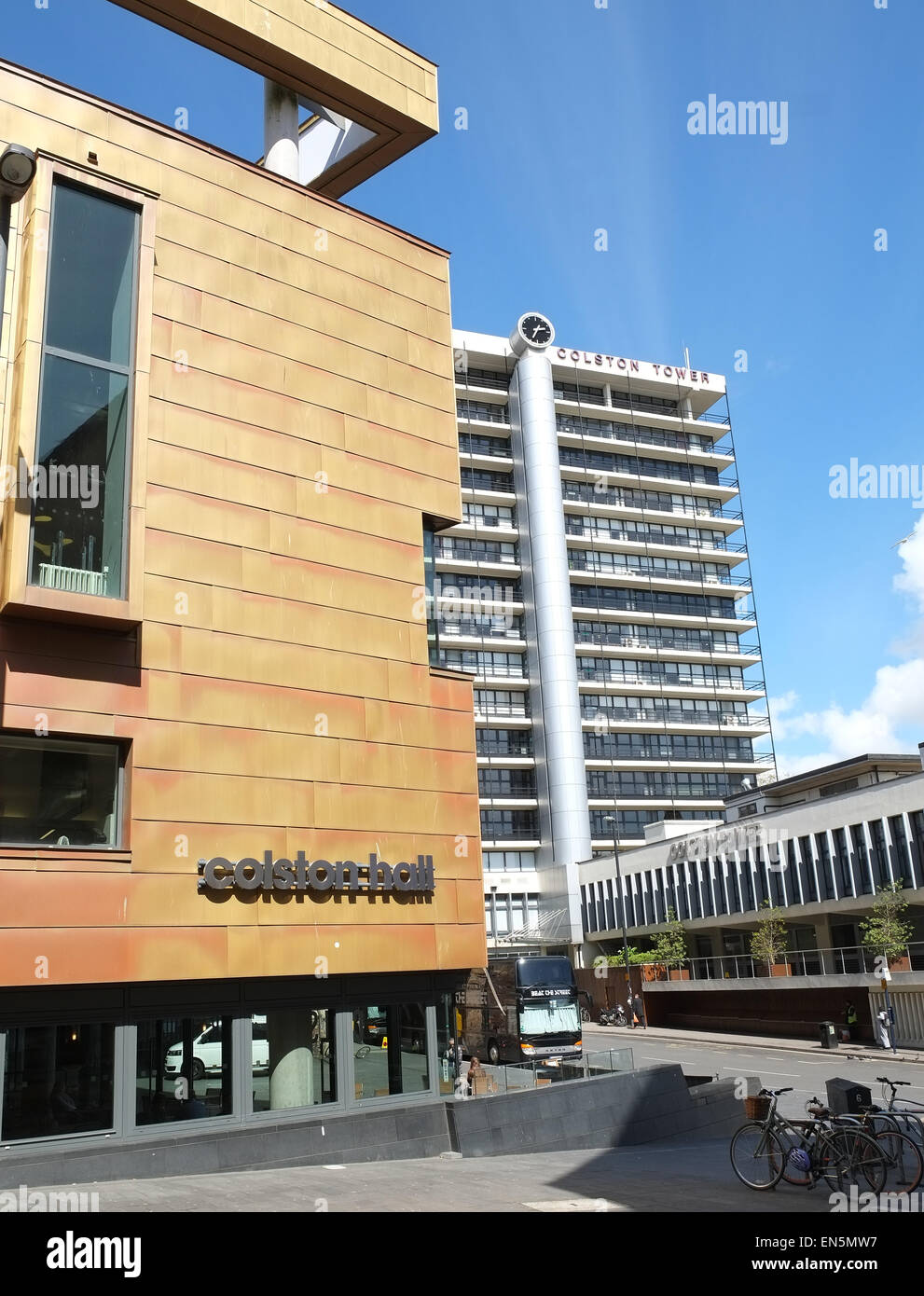 La Colston Hall et tour dans le centre de Bristol Bristol Hippodrome. 28 avril 2015 Banque D'Images