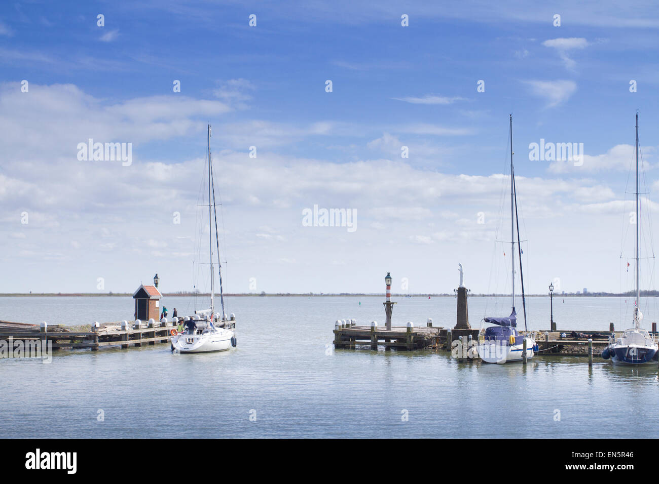 Haven, Volendam, Holland Banque D'Images