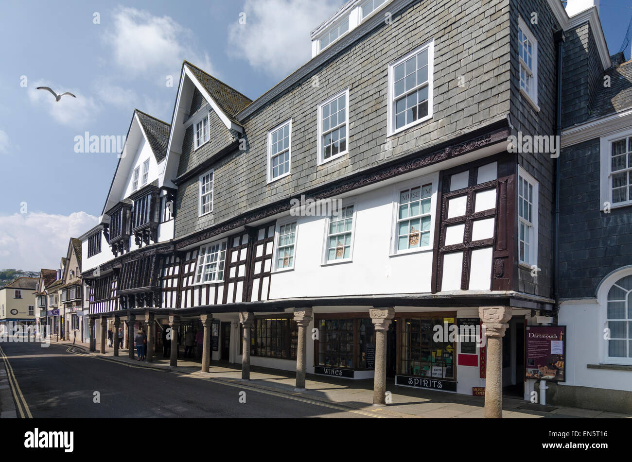 Dartmouth Museum Old merchant's house Dartmouth Devon England UK Banque D'Images