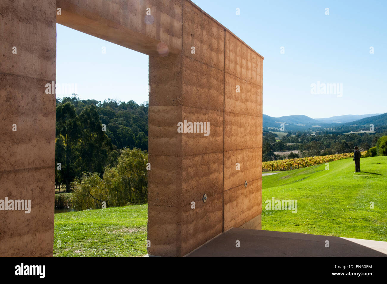 Musée d'Art de Tarrawarra, Yarra Valley, Victoria, Australie Banque D'Images