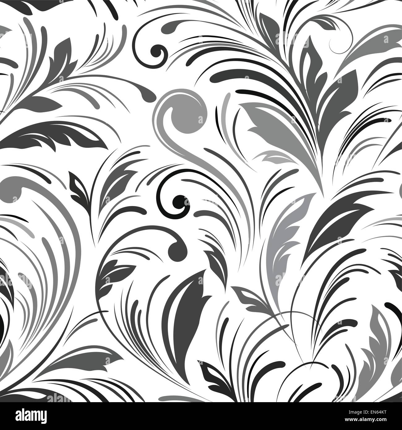 Vector illustration vintage floral pattern transparente. EPS 10 Illustration de Vecteur