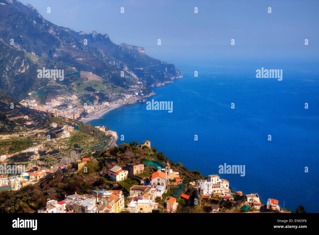 Côte d'Amalfi, Ravello, Campanie, Italie Banque D'Images