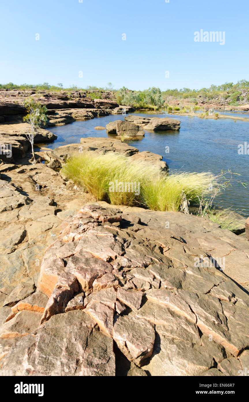 Creek, Mitchell Plateau, Kimberley, Western Australia, WA, Australie Banque D'Images