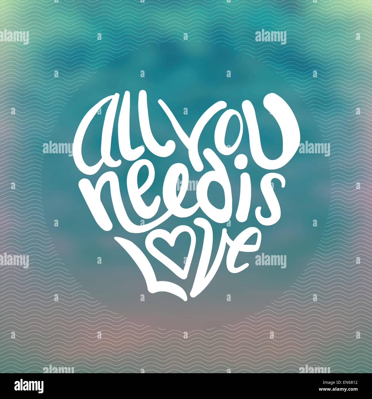 All you need is love vector Illustration de Vecteur