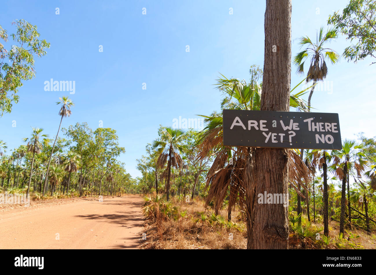 "Sommes-nous encore là ?'), Mitchell Plateau, Kimberley, Australie occidentale Banque D'Images