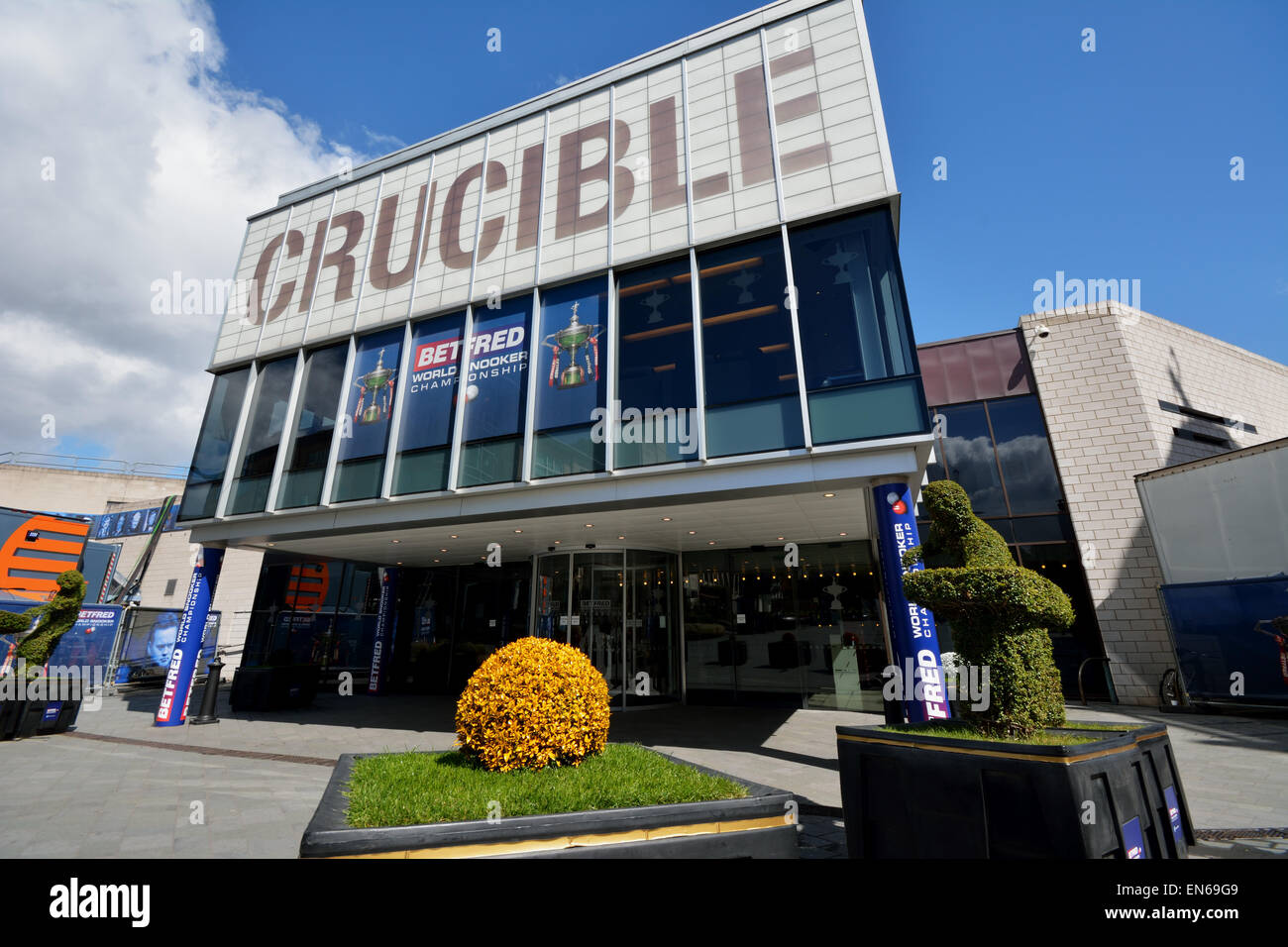 Théâtre Crucible Sheffield Banque D'Images