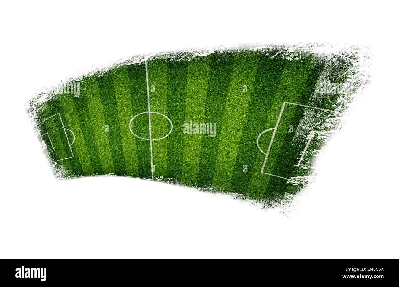 Abstract green field Banque D'Images