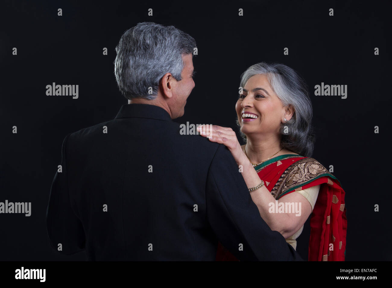 Couple danse de salon Banque D'Images