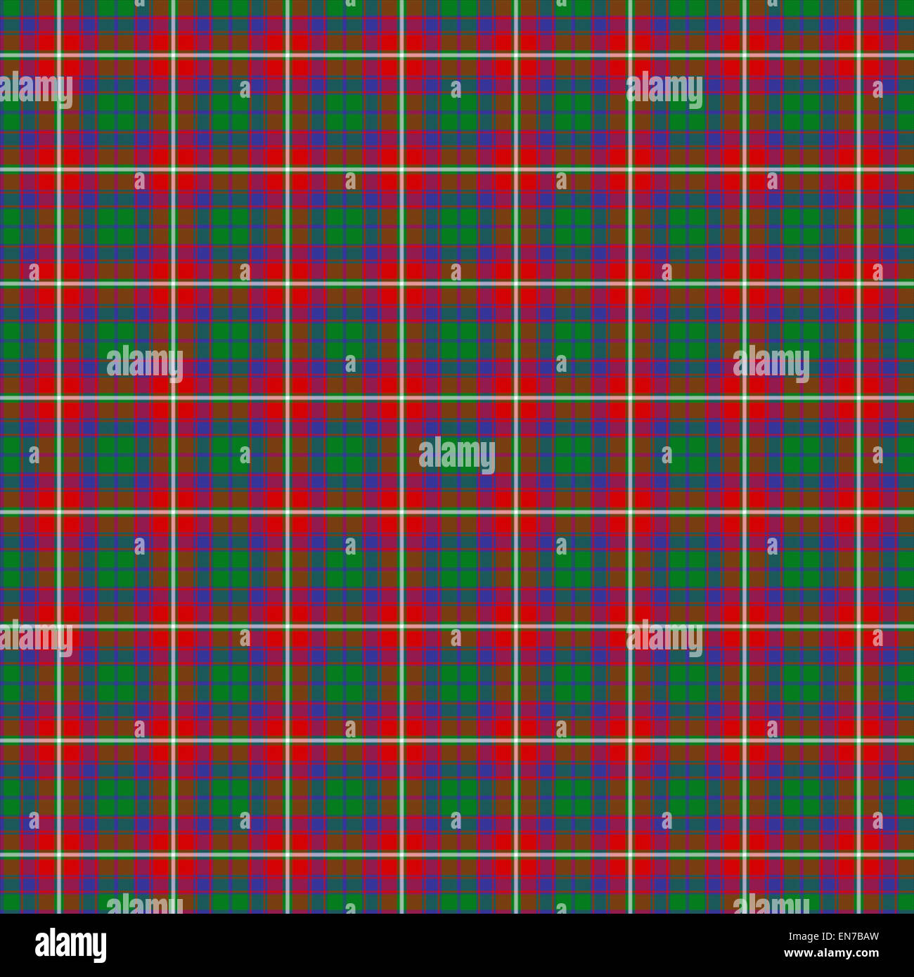 Une mosaïque à motifs du clan Hopkirk tartan. Banque D'Images