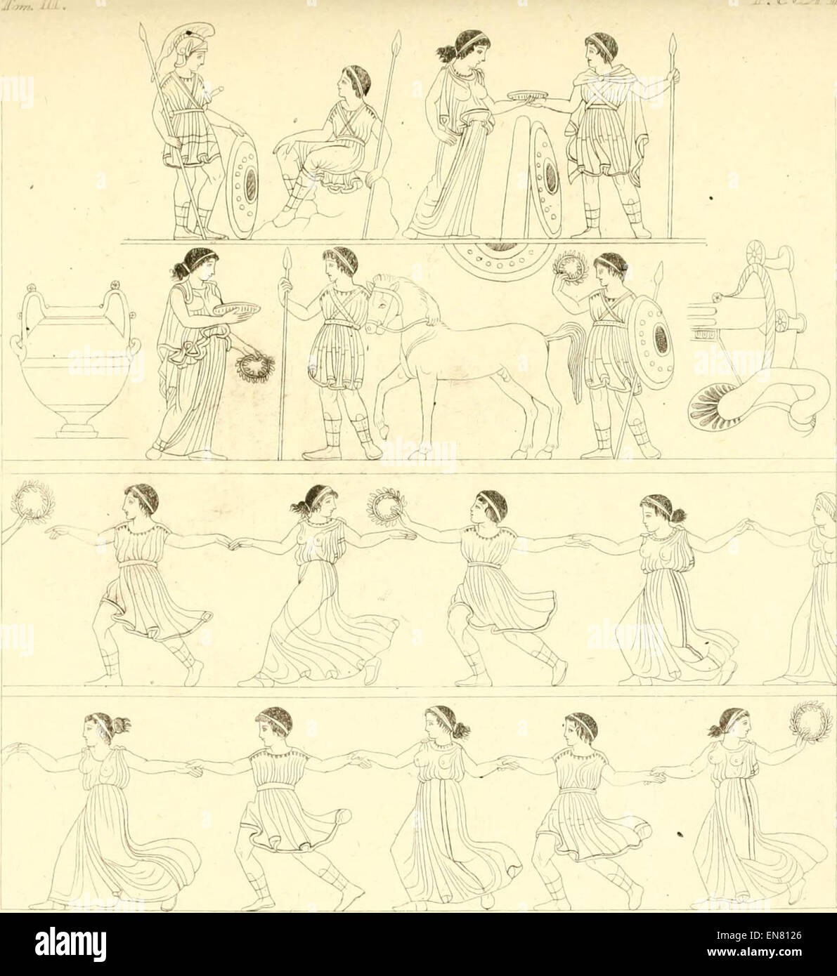 INGHIRAMI(1835) Pitture di vasi fittili Vol3 T245 (14761925036) Banque D'Images