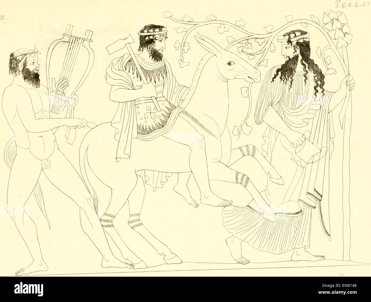INGHIRAMI(1835) Pitture di vasi fittili Vol3 T265 (14598271409) Banque D'Images