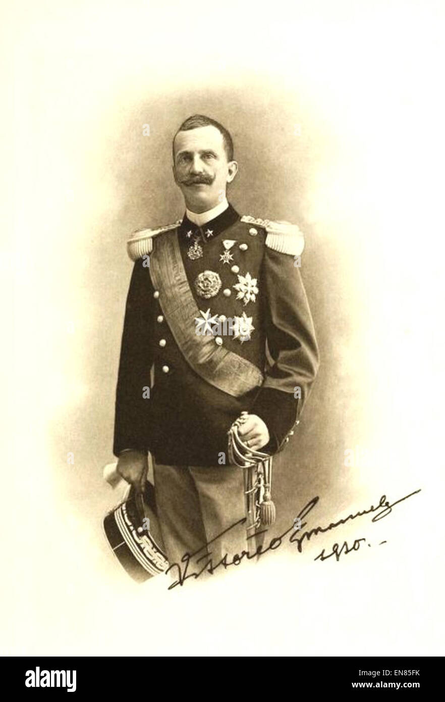 BATES-BATCHELLER (1911) p001 H. M. le roi Victor Emmanuel III Banque D'Images