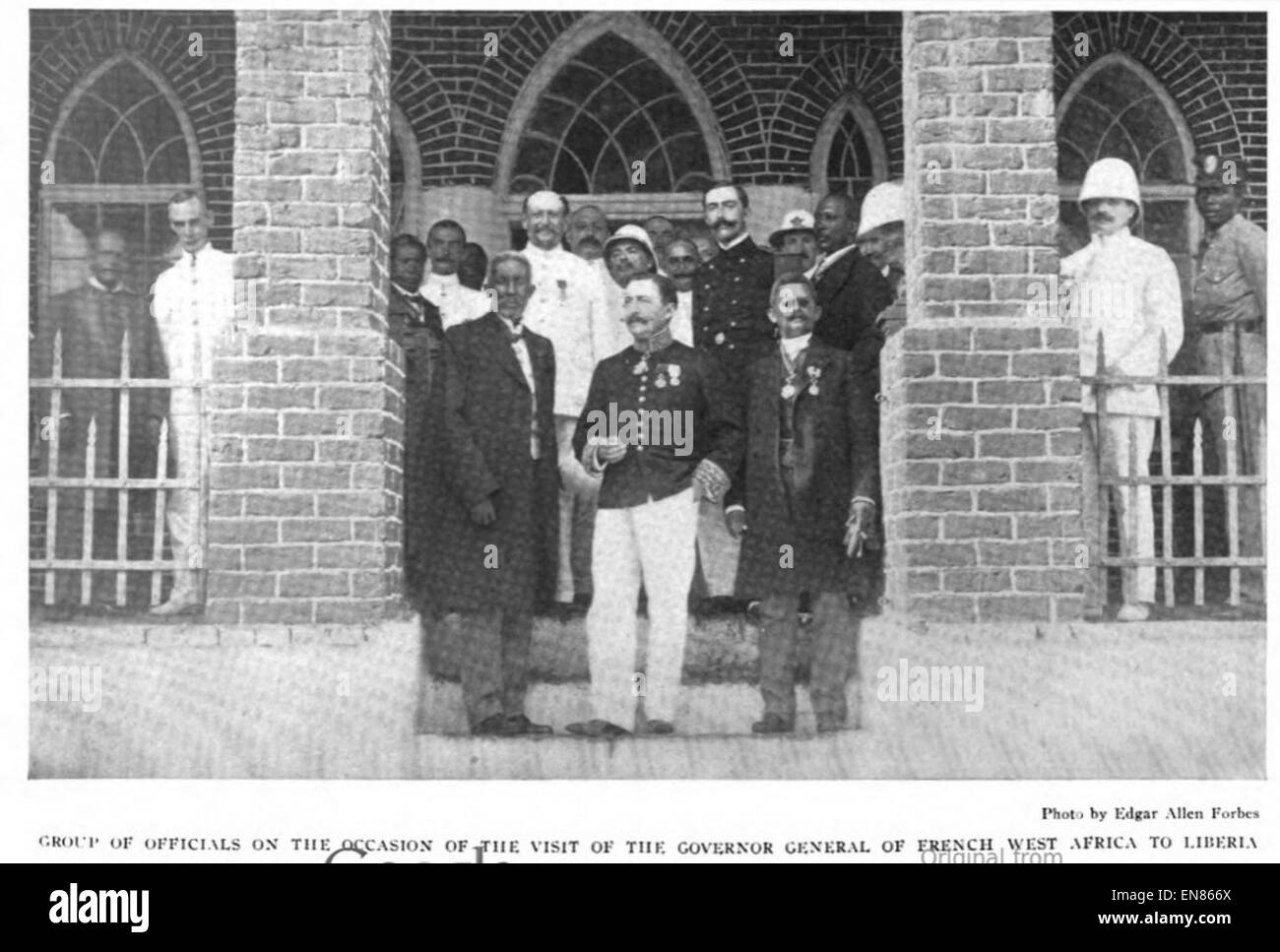 FORBES(1910) 07a Président Barclay et visiteurs Banque D'Images