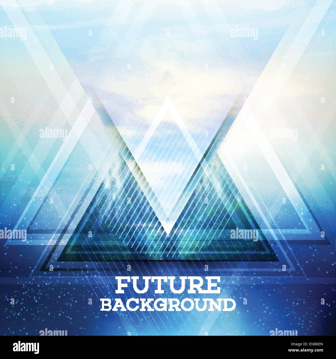 Abstract background vector futur triangle EPS 10 Illustration de Vecteur