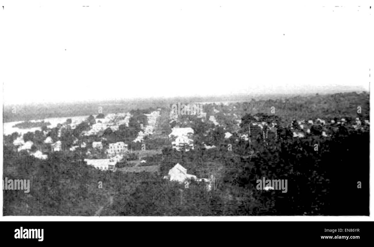 (1918) Vue de Monrovia des collines Banque D'Images