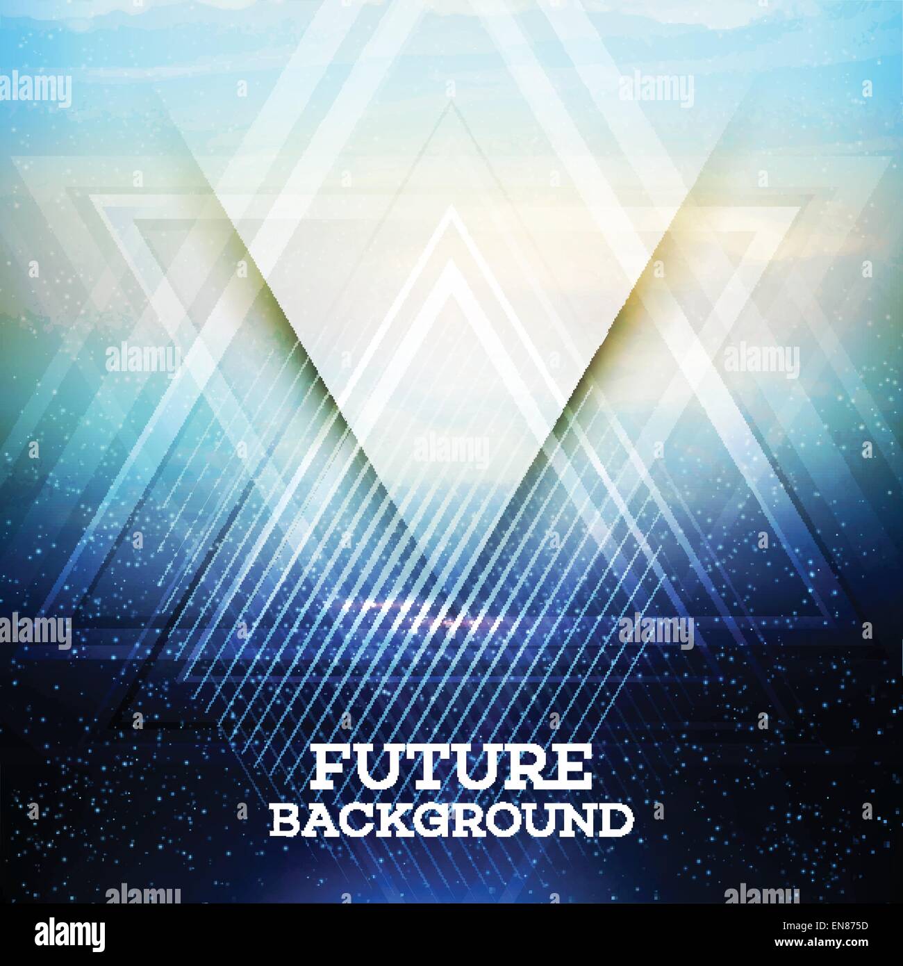 Abstract background vector futur triangle EPS 10 Illustration de Vecteur