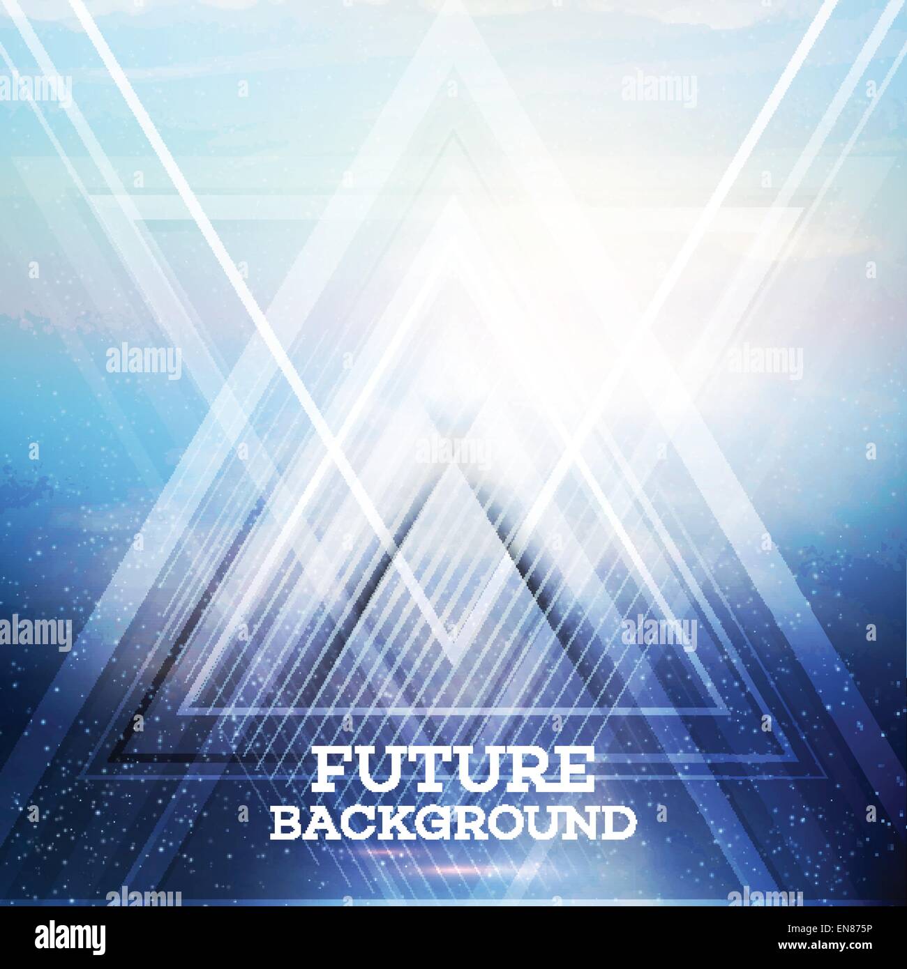 Abstract background vector futur triangle EPS 10 Illustration de Vecteur