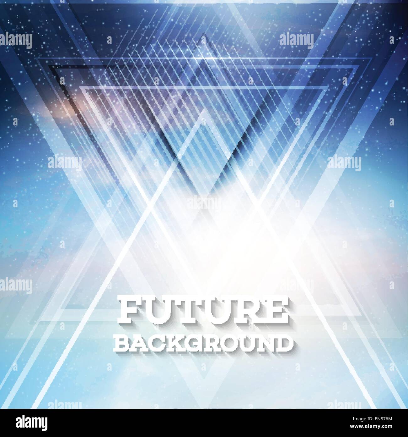 Abstract background vector futur triangle EPS 10 Illustration de Vecteur