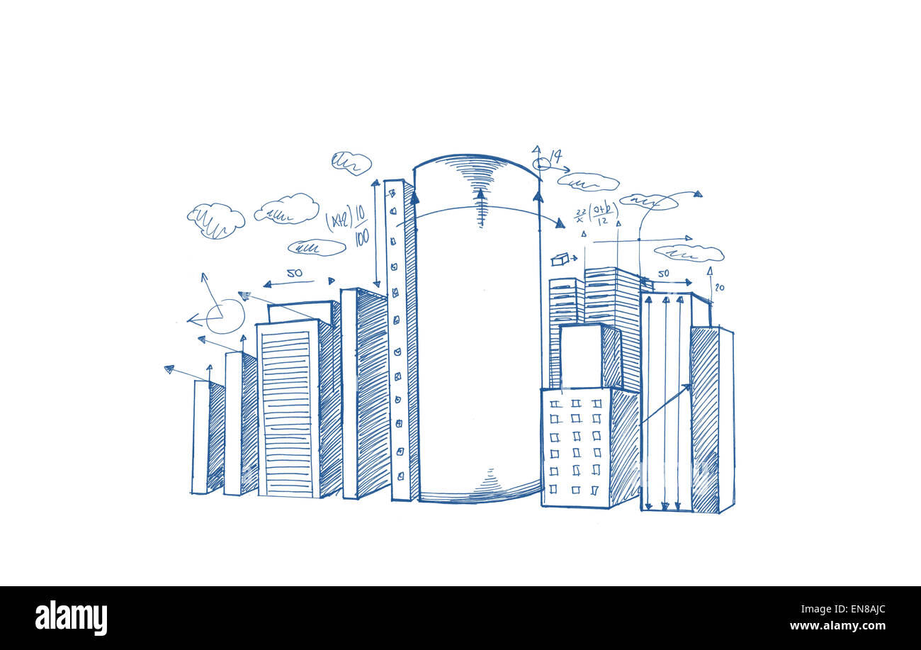 Plan de ville Banque D'Images