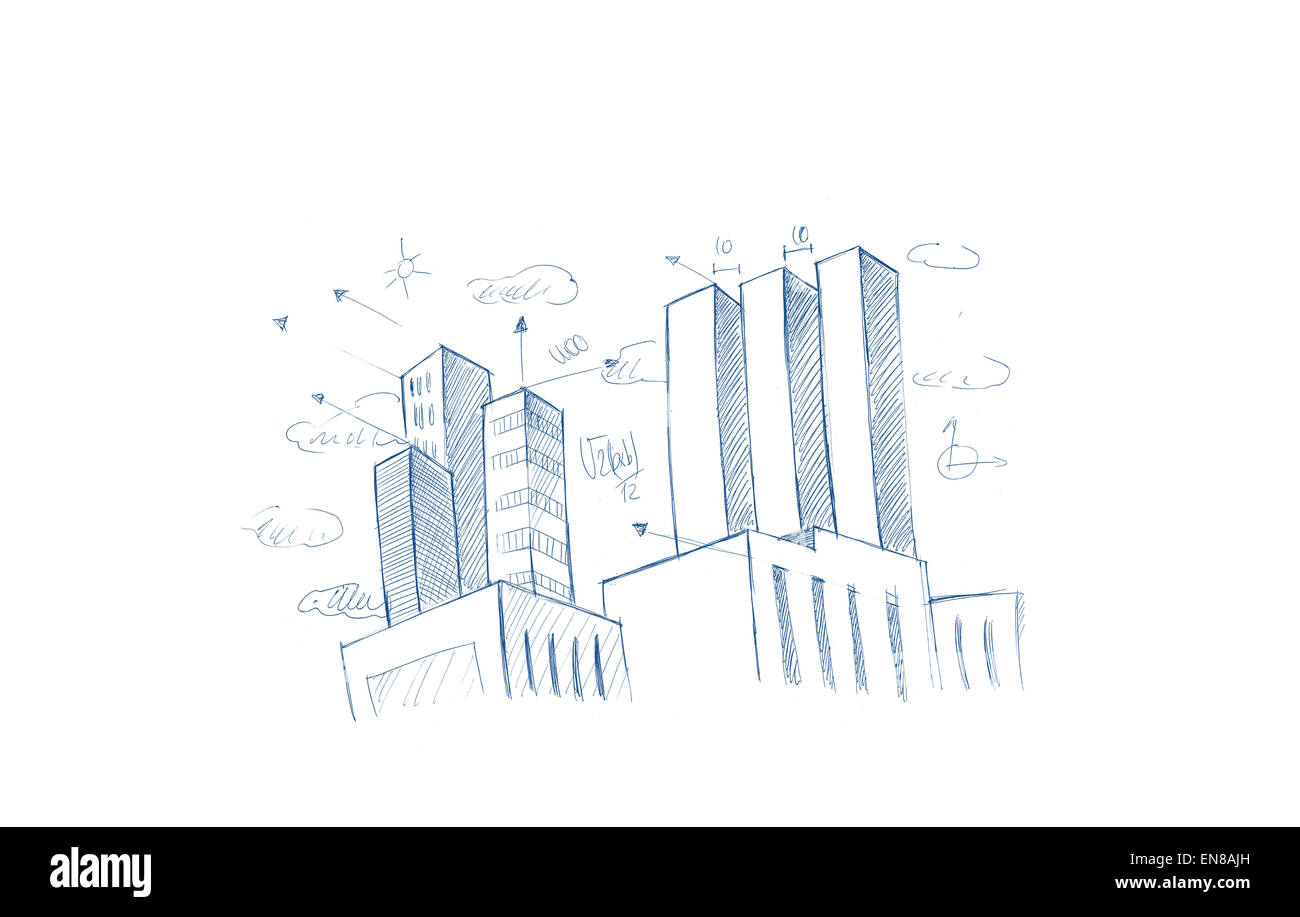 Plan de ville Banque D'Images