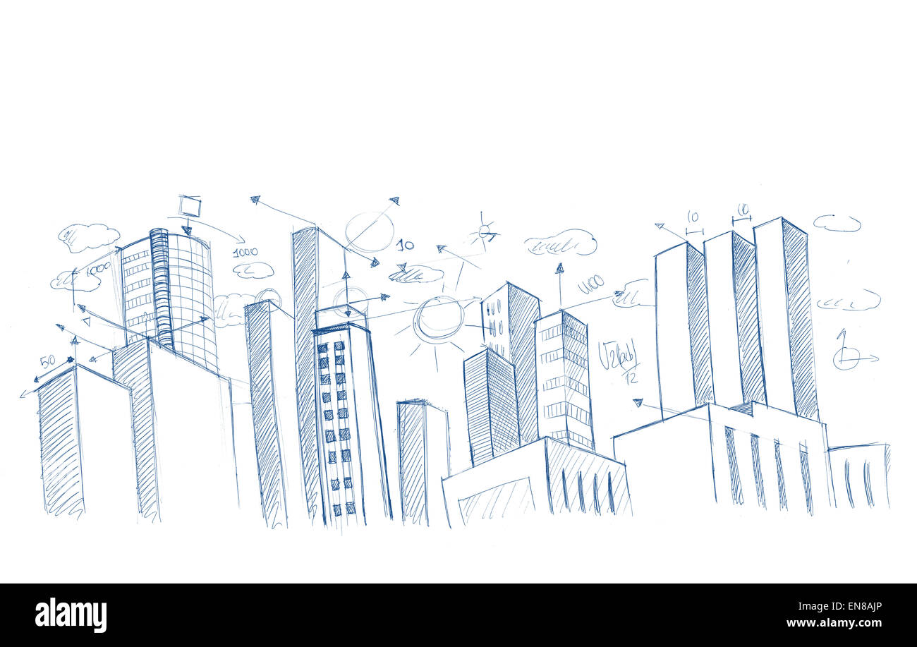 Plan de ville Banque D'Images