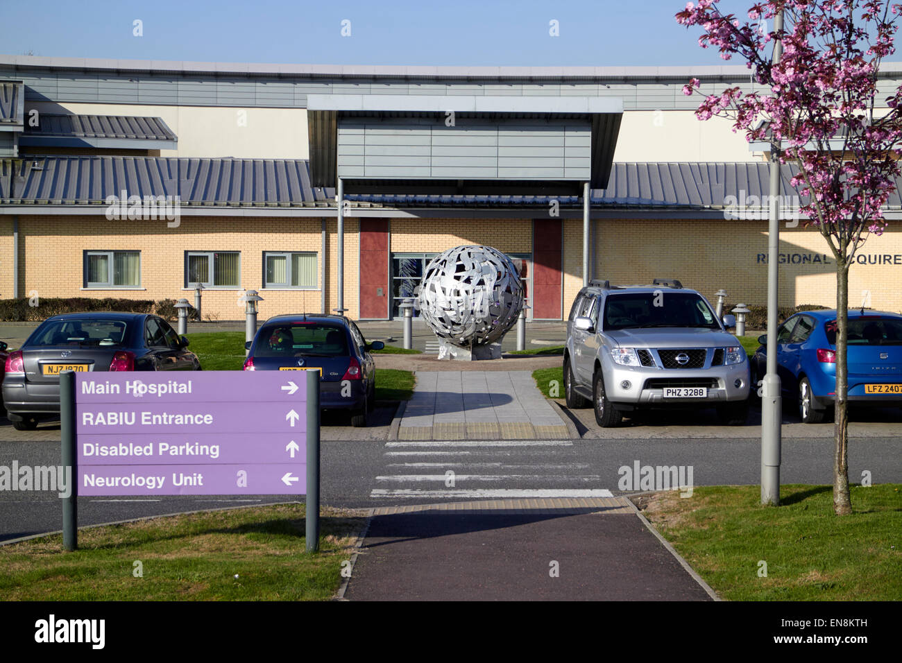 L'Unité régionale d'une lésion cérébrale acquise à l'hôpital de Musgrave Park Irlande du Nord Belfast Banque D'Images