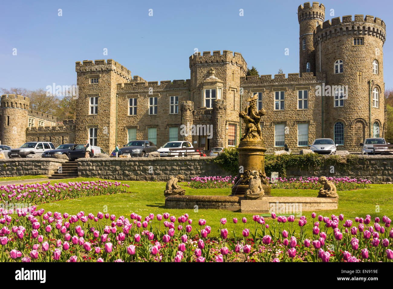 Cyfarthfa Castle de Merthyr Tydfil, au Pays de Galles Banque D'Images