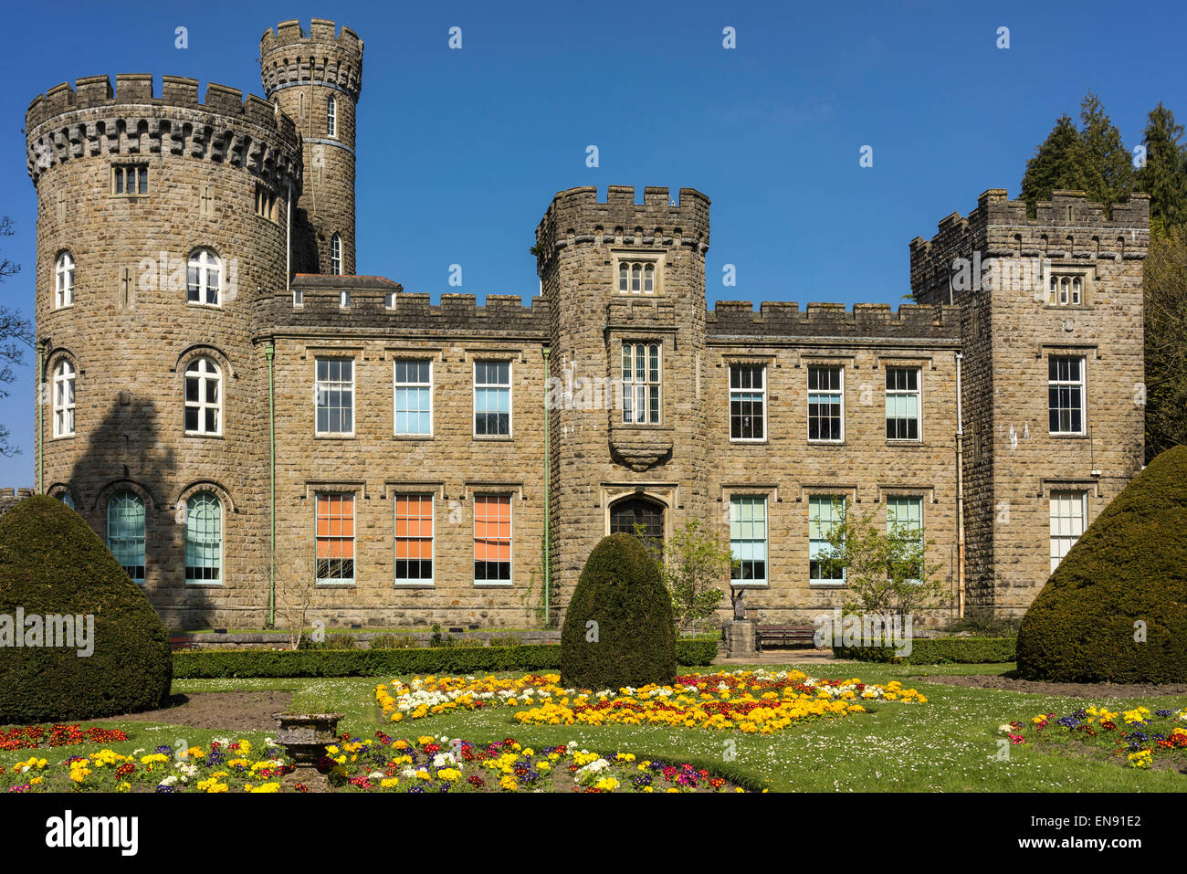 Cyfarthfa Castle de Merthyr Tydfil, au Pays de Galles Banque D'Images