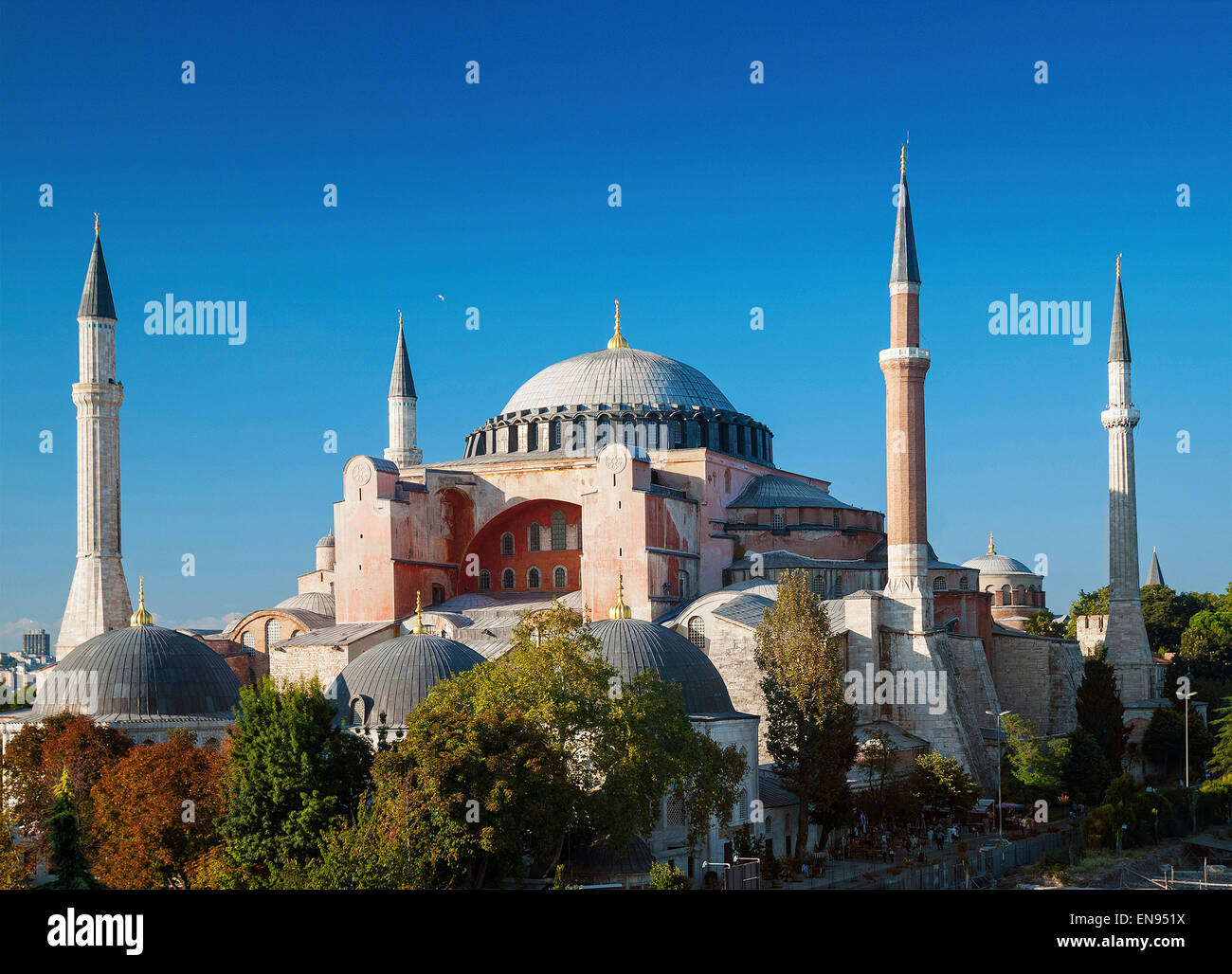Monument haghia aya sofia mosque in Istanbul TURQUIE Banque D'Images